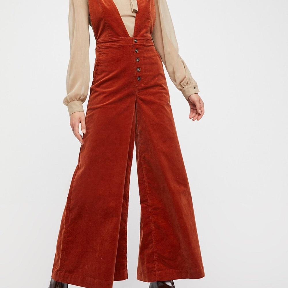 Free People Old School Love corduroy jumpsuit